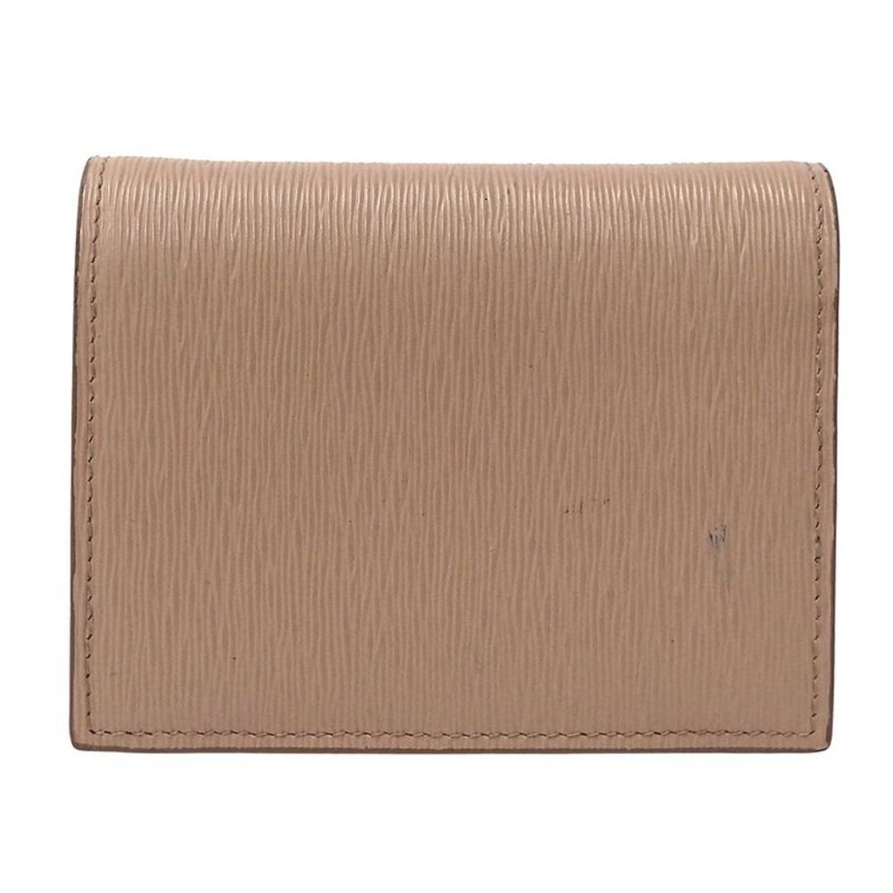 Prada Wallet Bifold Wallet Leather Pink Beige Mini - Picture 2 of 13